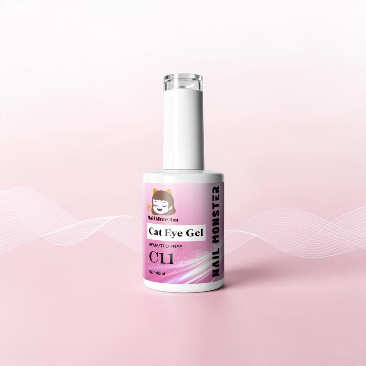 Nail Monsters Professional Cat Eye Gel Polish Collection 40ml*12 colors