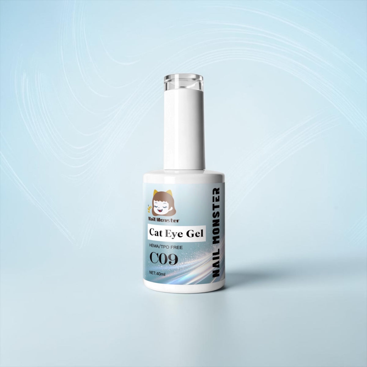 Nail Monsters Professional Cat Eye Gel Polish Collection 40ml*12 colors