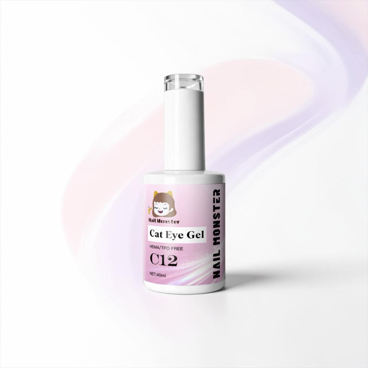 Nail Monsters Professional Cat Eye Gel Polish Collection 40ml*12 colors