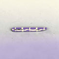 Nail Monsters 100/180 grit dual-sided nail file with a purple and white abstract pattern for professional manicures.